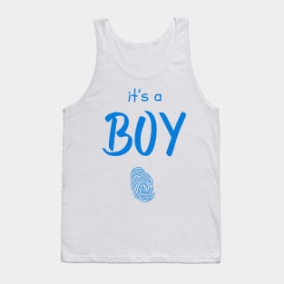 proud new mom,dad its a boy shirt "  Its A Boy Pregnancy  " Neowestvale Tank Top